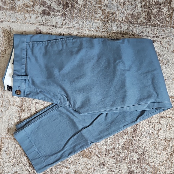 J.Crew Slimfit Flex Khaki Blue/Gray Men's Chino Pants 29x32 - Picture 3 of 5